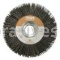 Weiler 53327 6" x 2" Tiger Coated Abrasive Flap Wheel 1" Arbor Hole 80 AO