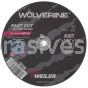 Weiler 56166 4" x 1/16" Wolverine Type 1 Cut-Off Wheel A36T 1/4" AH