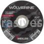Weiler 56430 4-1/2" x 1/8" Wolverine Type 27 Cut/Grind Combo Wheel A24T 7/8" AH