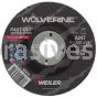 Weiler 56474 4" x 3/32" Wolverine Type 27 Cutting Wheel A24T 5/8" AH