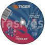 Weiler 57075 4" x .035" TIGER AO Type 1 Cut-Off Wheel A60T 1/4" AH