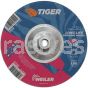 Weiler 57124 7" x 1/4" TIGER AO Type 27 Grinding Wheel A24R 5/8"-11 Nut