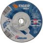 Weiler 58114 4-1/2" x 1/8" TIGER INOX Type 27 Cut/Grind Combo Wheel INOX30T 5/8"-11 Nut