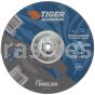Weiler 58234 9" x 1/4" TIGER ALUMINUM Type 27 Grinding Wheel ALU24R 5/8-11 Nut