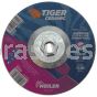 Weiler 58330 6" x 1/4" TIGER CERAMIC Type 27 Grinding Wheel CER24R 5/8-11 Nut
