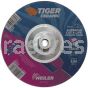 Weiler 58332 7" x 1/4" TIGER CERAMIC Type 27 Grinding Wheel CER24R 5/8-11 Nut