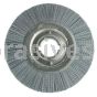 Weiler 83515 10" Crimped Filament Nylox Wheel .040/120 SC Fill 2" Arbor Hole Composite Metal Hub