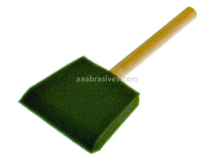 Osborn Brush 4" Foam Paint Brush w/ Wood Handle #70377