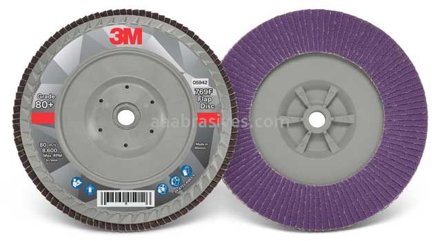 3M™ 7100178236 7 x 5/8-11 80+ Grit 769F T27 Flap Disc