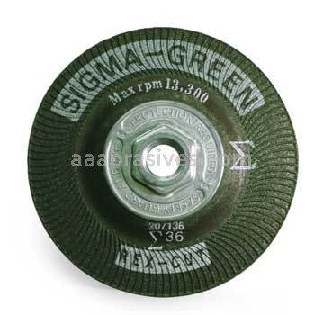 Rex-Cut 730002 4-1/2 x 3/16 x 5/8-11 36 Grit Sigma Green Grinding Wheels