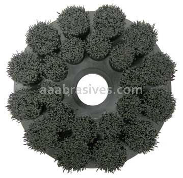Weiler 86116 Burr-Rx 6" Shell-Mill Holder Disc Brush .043/120 CG Crimped Fill