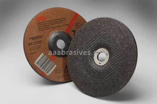 3M™ 7000118487 7 x 1/4 x 7/8 T27 General Purpose Depressed Center Wheel