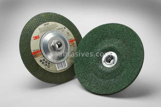 3M™ 7000120223 Green Corps™ 9 x 1/4 x 7/8 T27 Depressed Center Grinding Wheel