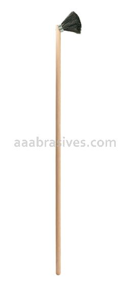 Osborn Brush Roof Brush 1-Knot 48" Handle 3-1/4" TL X Grey Tampico #54085