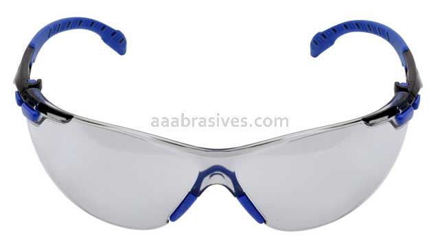 3M™ 7100131794 Solus™ Protective Eyewear 1000 Series S1107SGAF Blue/Black Scotchgard™ Anti-fog Lens