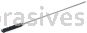 Weiler 34150 CrossFlex Standard Duty Bore Brush 11 mm Diameter 180 SC Grit