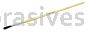 Weiler 41005 5/32" Marking Brush Black Bristle 15/16" Trim Length Long Handle