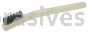 Weiler 44637 Small Hand Scratch Brush Black Nylon Fill Wood Block 3 x 7 Rows