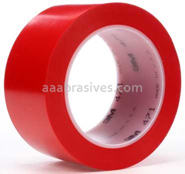 3M&trade; 7000028850 Vinyl Tape 471 Red 2" x 36 yards