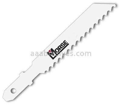 Morse® Jigsaw Bi-Metal Blade 4x3/8x.035 8 TPI T-Shank | 25 Blades/Pkg