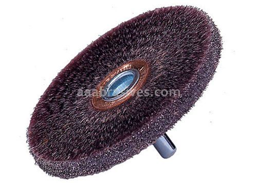 Weiler 35305 - 2" .0118, 1/4" Stem , Encapsulated Stem-Mounted Wire Wheel - 012382353056