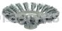 Weiler 13456 Knot Wire Bevel Brush 4-1/2" .014" Steel Fill 5/8"-11 UNC Nut