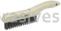 Weiler 44063 Hand Wire Scratch Brush .012 Carbon Steel Fill Shoe Handle 4 x 16 Rows