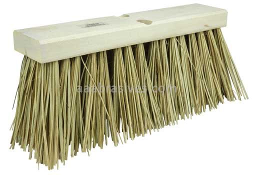 Weiler 70208 16" Street Broom 6-1/4" Trim Length Natural Palmyra Fill