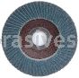 4-1/2 x 7/8 120 Grit Merit Type 27 Zirc Powerflex Flap Discs