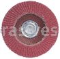 4-1/2 x 7/8 80 Grit Merit Ultra Ceramic Plus Type 29 R981 Powerflex Flap Discs