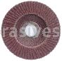 4 x 5/8 120 Grit Merit Type 29 Alo Powerflex Flap Discs