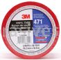 3M™ 7100064525 Vinyl Tape 471 Red 3" x 36 yards