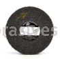 3M&trade; 7100137203 8 x 4 x 3 Scotch-Brite&trade; 9 S/C Fine Metal Finishing Wheel