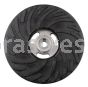 5x5/8 Smooth Bore, Backing Pad, Medium Rubber, Turbo