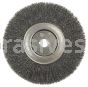 Weiler 01250-12 - 10" .014, 1" A.H. Narrow Crimped Wire Wheel - 012382012595