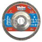 Weiler 31320 - 5" , 40Z, 7/8" A.H., Vortec Pro Abrasive Flap Disc, Angled, Aluminum Backing - 012382313203