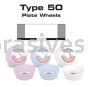 6x1x4, Grinding Wheel, T-50, Vitrified, WA46-K-V, White Premium A/O