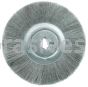 Weiler 01309 12" Narrow Face Crimped Wire Wheel .0104" Steel Fill 1-1/4" Arbor Hole