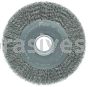 Weiler 03200 10" Wide Face Crimped Wire Wheel .014" Steel Fill 2" Arbor Hole