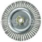 Weiler 09500 Roughneck Jr. 6" Root Pass Weld Cleaning Brush .020" Stainless Steel Wire Fill 5/8"-11 UNC Nut