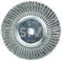 Weiler 09719 12" Standard Twist Knot Wire Wheel .020" Steel Fill 1-1/4" Arbor Hole