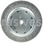 Weiler 09999 15" High Density Standard Twist Knot Wire Wheel .020" Steel Fill 1-1/4" Arbor Hole
