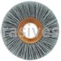 Weiler 29356 2-1/2" Small Diameter Nylox Wheel Brush .022/320 SC Crimped Fill 5/8" Arbor Hole