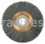 Weiler 31265 4" Heavy-Duty Narrow Face Nylox Wheel .035/180 SC Crimped Fill 5/8"-1/2" Arbor Hole