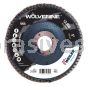 Weiler 31356 5" Wolverine Abrasive Flap Disc Conical Type 29 Phenolic Backing 40 Z 7/8" Arbor Hole