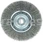 Weiler 36200 Wolverine 6" Crimped Wire Wheel .014" Steel Fill Narrow Face 5/8"-1/2" Arbor Hole