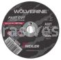 Weiler 56070 3" x 1/16" Wolverine Type 1 Cut-Off Wheel A60T 3/8" AH