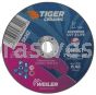Weiler 58342 3" x 1/16" TIGER CERAMIC Type 1 Cut-Off Wheel CER36T 3/8" AH