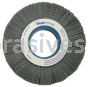 Weiler 83116 6" Crimped Filament Nylox Wheel .040/80 SC Fill 2" Arbor Hole 1/2" Thick