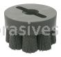 Weiler 86114 - 4" .055/80 CG, Burr-Rx Disc Brush, High Aggression - 012382861148